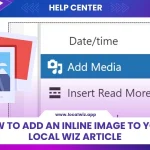 How to Add an Inline Image to Your Local Wiz Article
